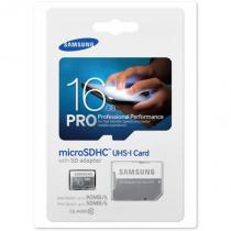 Купить Карта памяти Samsung MicroSDHC PRO 16Gb Class 10