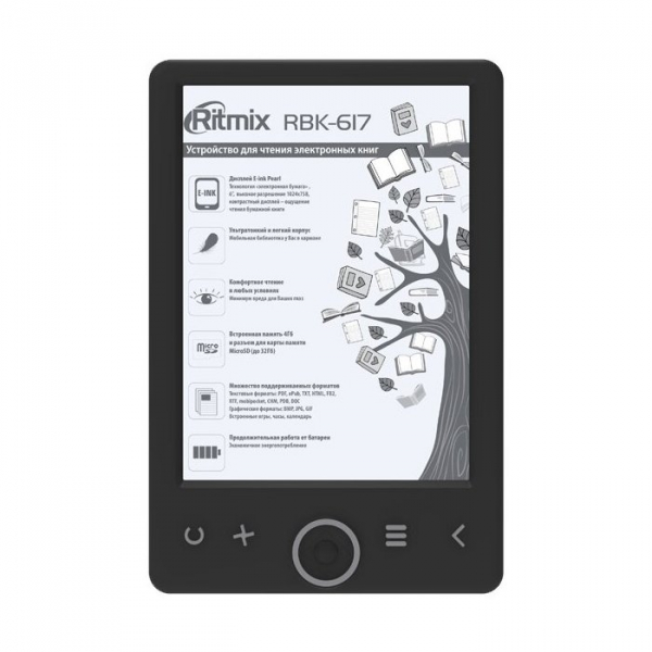 Купить Электронная книга RITMIX RBK-617 Black