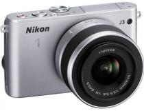 Купить Цифровая фотокамера Nikon 1 J3 Kit Silver