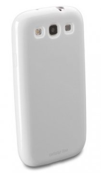 Купить Чехол Задняя крышка Cellular Line для Galaxy S3 резиновая белая (16372)