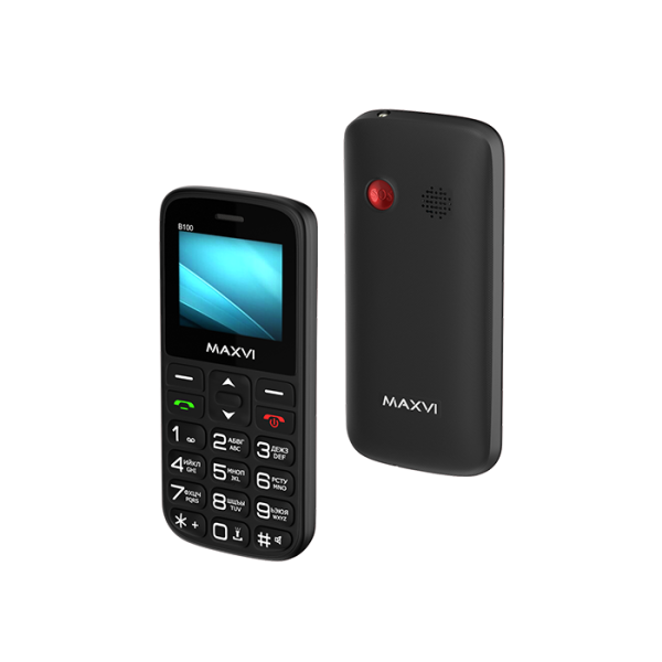 Телефон Maxvi B100 black