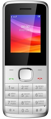 Купить Мобильный телефон VERTEX S102 White/Metallic