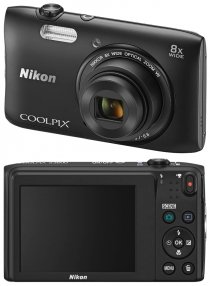 Купить Цифровая фотокамера Nikon Coolpix S3600 Black