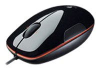 Купить Мышь Logitech LS1 проводная черно-оранжевая USB
