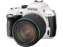 Купить Цифровая фотокамера Pentax K-50 Kit (DA L18-135WR) White