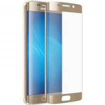 Купить Защитное стекло 3D с цветной рамкой (fullscreen) для Samsung Galaxy S7 Edge DF sColor-06 (Gold)
