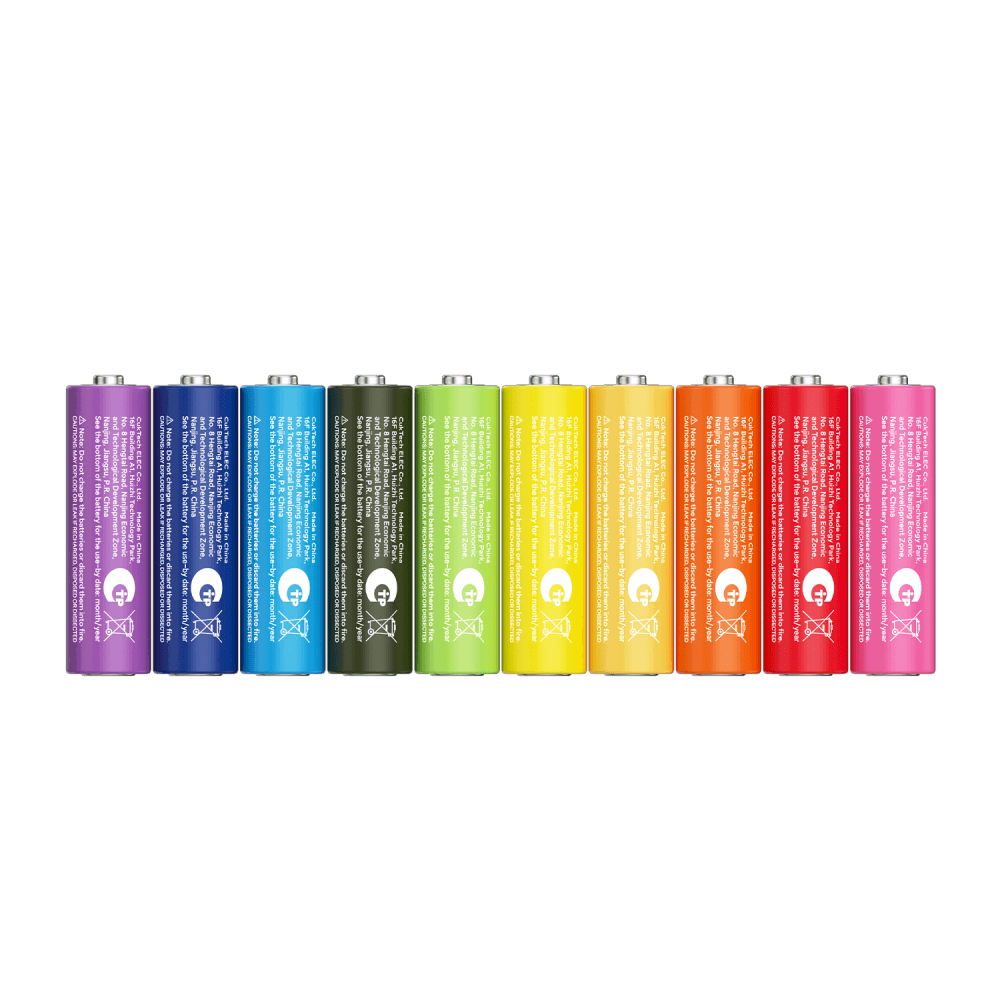 Купить Батарейки щелочные Xiaomi AAA Rainbow Batteries (10 Count) LR03 (BHR5394GL)