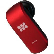 Купить Bluetooth-гарнитура Promate Atom бордовый