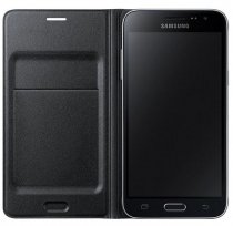 Купить Чехол Samsung EF-WJ320PBEGRU Flip Wallet Galaxy J3 2016 черный