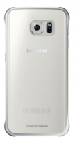 Купить Защитная панель Samsung EF-QG925BSE Clear Cover для Galaxy S6 Edge серебристый