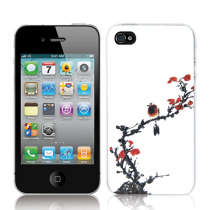 Купить Панель iHave iPhone 4 пластиковая белая с сакурой BI0316