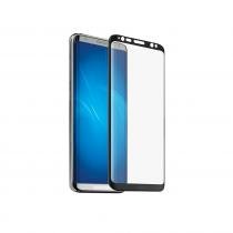 Купить Защитное стекло Закаленное стекло 3D с цветной рамкой (fullscreen) для Samsung Galaxy S8 DF sColor-18 (black)