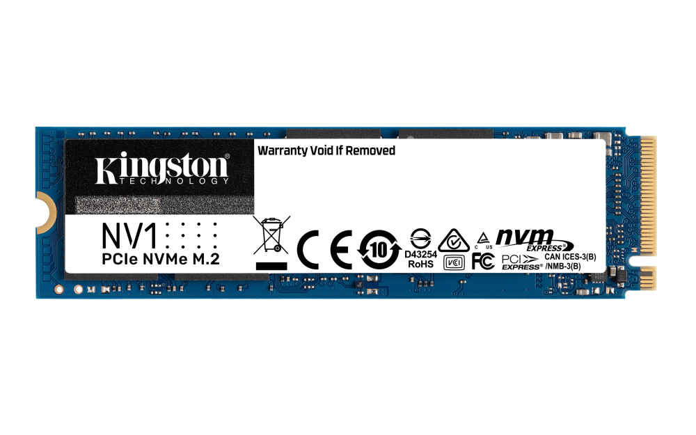 Купить Твердотельный накопитель Kingston SNV2S/1000G NV2 1TB, M.2, PCIe G4x4, NVMe, 3D TLC