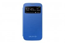 Купить Чехол Samsung EF-CI950BCEGRU S-View Blue (I9500)