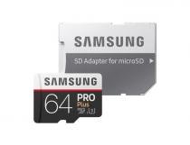 Купить Карта памяти MicroSD 64Gb Samsung EVO Plus MB-MD64GA/RU Class 10 UHS-1 U3 100MB/s SD адаптер