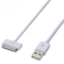 Купить Кабель для передачи данных Кабель Onext 1м USB-Apple 30pin белый