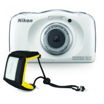 Купить Цифровая фотокамера Nikon Coolpix S33 White + Holiday Kit