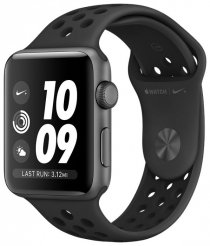Купить Часы Apple Watch Nike+ GPS, 38mm Space Grey Aluminium Case with Anthracite/Black Nike Sport Band
