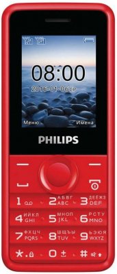 Купить Мобильный телефон Philips E106 Red