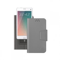 Купить Чехол-подставка Deppa для смартфонов Wallet Slide S 3.5''-4.3'', серый 84042