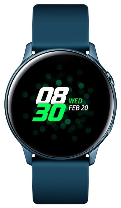 Купить Умные часы Смарт-часы Samsung Galaxy Watch Active Green/Морская глубина (SM-R500NZGASER)