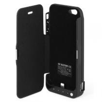 Купить Чехол-аккумулятор с флипом для iPhone 5/5S DF iBattary-13 (black) 4200 mAh