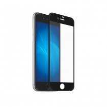 Купить Защитное стекло Закаленное стекло 3D с цветной рамкой (fullscreen) для iPhone 7 DF iColor-09 (black)