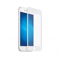 Купить Защитное стекло Закаленное стекло DF с цветной рамкой (fullscreen) для iPhone 7/8 iColor-15 (white)