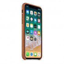 Купить Чехол Apple MQTA2ZM/A iPhone X светло-коричневый