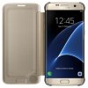 Купить Чехол Samsung EF-ZG935CFEGRU Clear View Cover для Galaxy S7 Edge золотистый