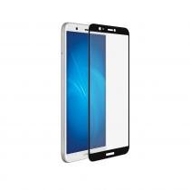 Купить Защитное стекло DF с цветной рамкой (fullscreen) для Huawei Honor P Smart hwColor-37 (black)