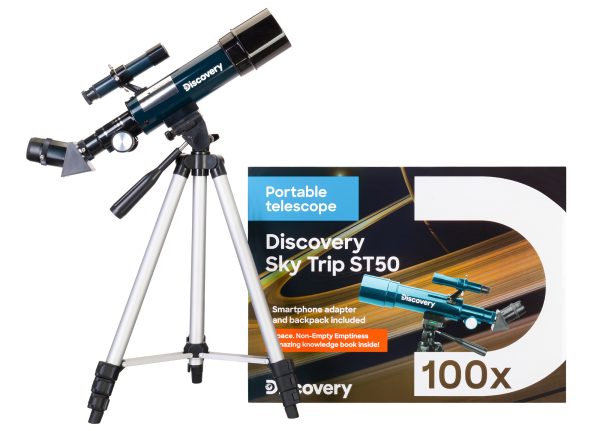 Купить Телескоп Discovery Sky Trip ST50 с книгой