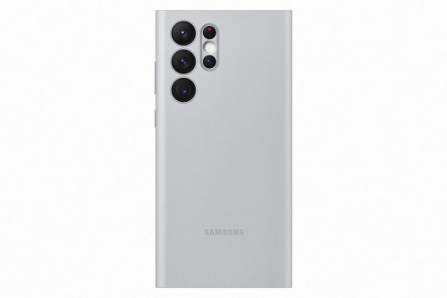 Купить Чехол-книжка SAMSUNG EF-NS908PJEGRU Smart LED View Cover для Galaxy S22 Ultra, светло-серый