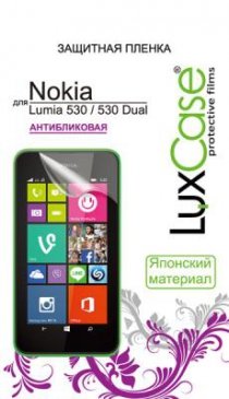 Купить Защитная пленка Люкс Кейс Nokia Lumia 530/530 Dual (Антибликовая)