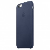 Купить Чехол кожаный для Apple IPHONE 6s Leather Case Midnight Blue (темно-синий) (MKXU2ZM/A)
