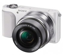 Купить Цифровая фотокамера Sony Alpha NEX-3NL Kit 16-50mm White