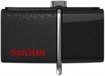 Купить Флеш диск Sandisk Ultra Android Dual 64GB, USB3.0 черный OTG + microUSB (SDDD2-064G-GAM46)