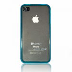 Купить Панель iHave iPhone 4 пластиковая синяя BI0308