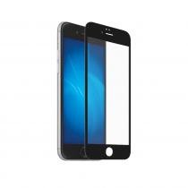 Купить Защитное стекло Закаленное стекло DF с цветной рамкой (fullscreen) для iPhone 7 Plus/8Plus iColor-16 (black)