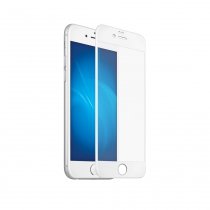Купить Защитное стекло Закаленное стекло 3D с цветной рамкой (fullscreen) для iPhone 7 Plus DF iColor-10 (white)