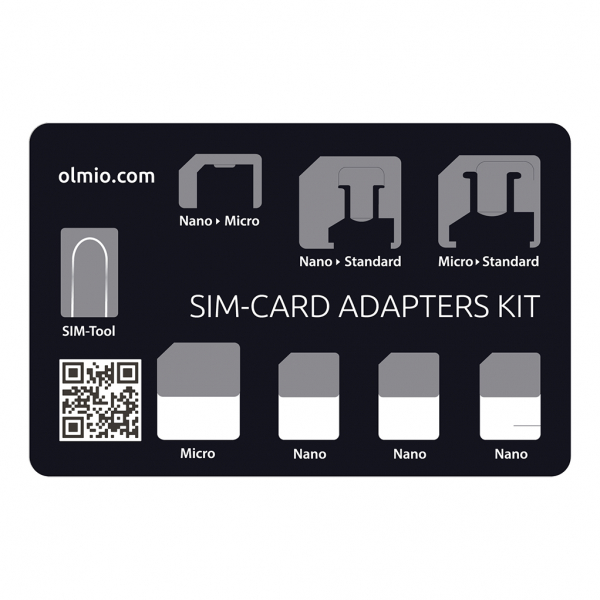 Купить Комплект адаптеров OLMIO для SIM-карт с держателем