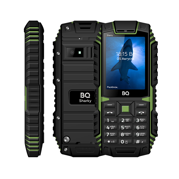 Купить Мобильный телефон BQ 2447 Sharky Black-Green