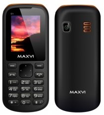 Купить Мобильный телефон MAXVI C-1 Black/Orange