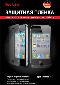 Купить Защитная пленка Red Line для iPhone 4