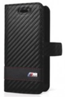 Купить Чехол с флипом BMW для iPhone 6 4.7” черный карбон