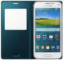 Купить Чехол Samsung EF-CG800BGEGRU S View Green (для Galaxy S5 mini)