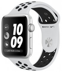 Купить Часы Apple Watch Nike+ GPS, 38mm Silver Aluminium Case with Pure Platinum/Black Nike Sport Band