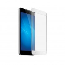 Купить Защитное стекло Закаленное стекло с цветной рамкой (fullscreen) для Xiaomi Redmi 4X DF xiColor-12 (white)