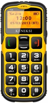 Купить Мобильный телефон KENEKSI T34 Yellow