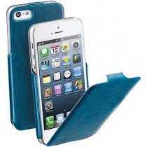 Купить Чехол Cellular Line iPhone 5 флип ультратонкий синий (17786)
